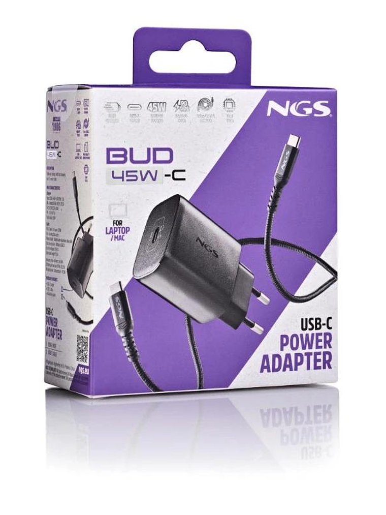 NGS CARGADOR GAN ULTRARAP 45W USB-C CON CABL 4