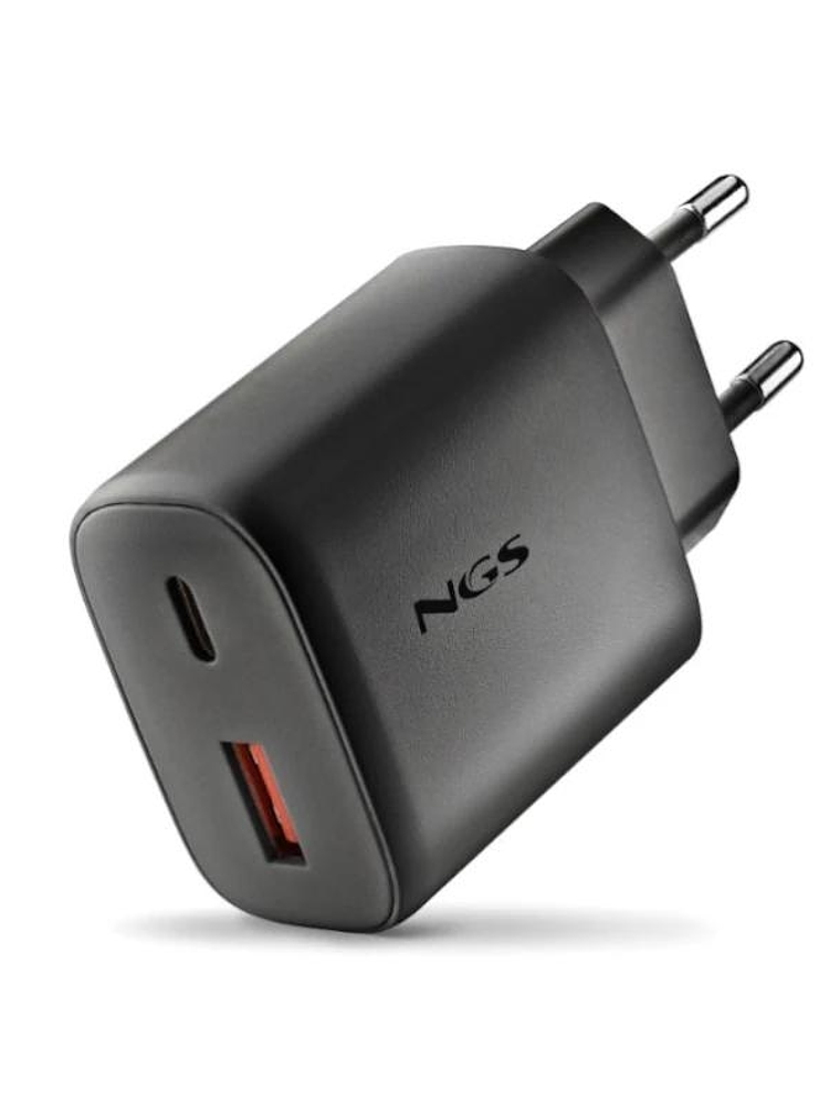 NGS CARGADOR GAN ULTRARAPIDO 45W USB-C+ USB-A 1