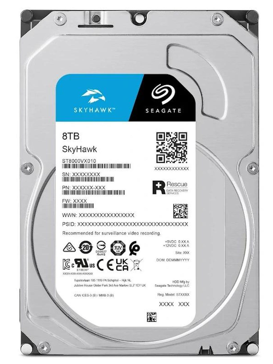 Seagate SkyHawk ST8000VX010 8TB 3.5