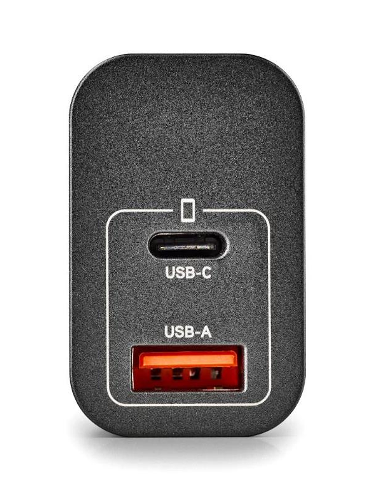NGS CARGADOR GAN ULTRARAPIDO 30W USB-C+ USB-A 3