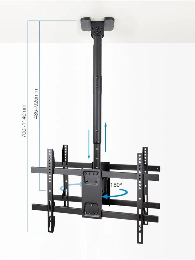 Tooq LPCE2286TSLI-B Soporte techo 2 TV 43