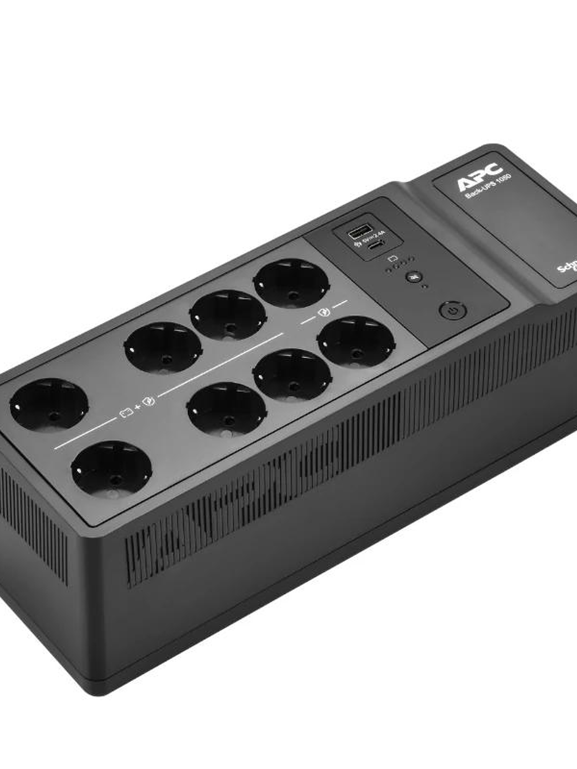 APC Back-UPS  1050VA/600W 8 tomas Schuko USB A+C 2