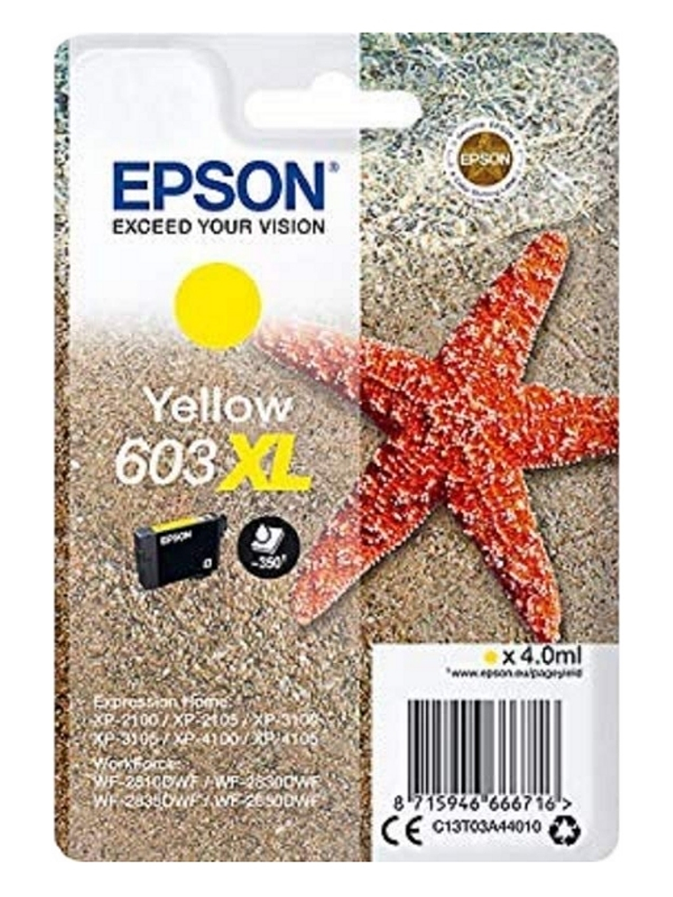 Epson Cartucho 603XL Amarillo 1