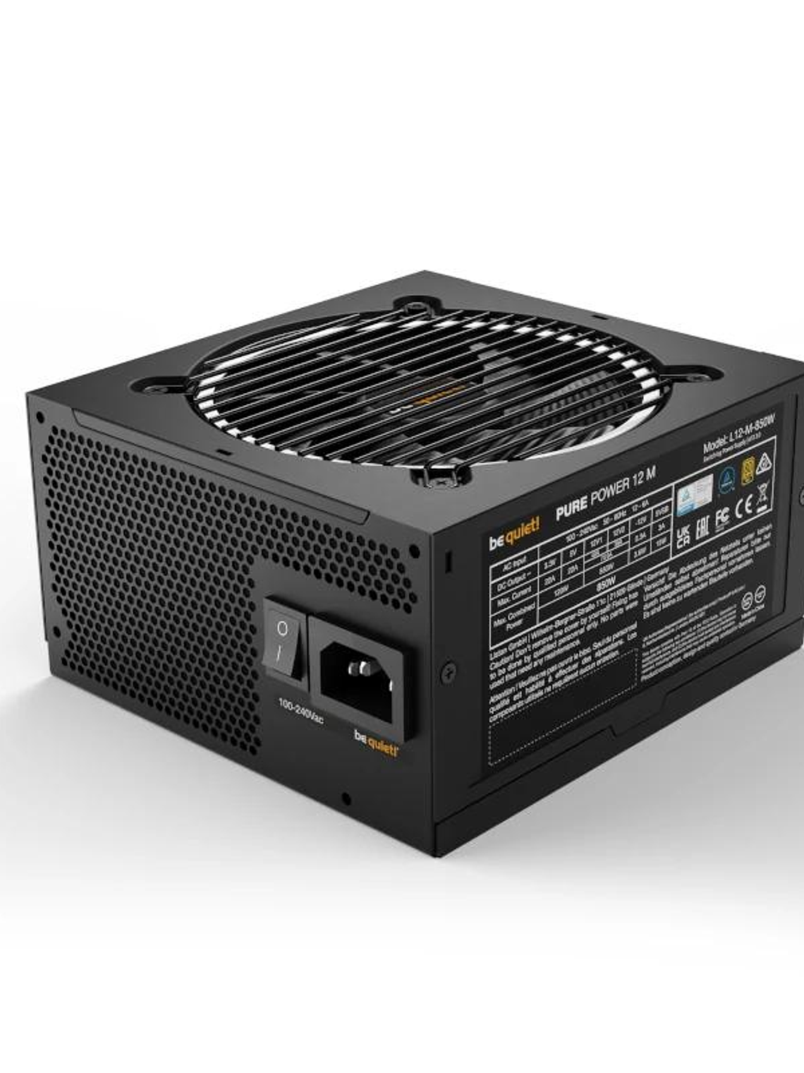 be quiet! FuentePure Power 12 M 850W Gold 3