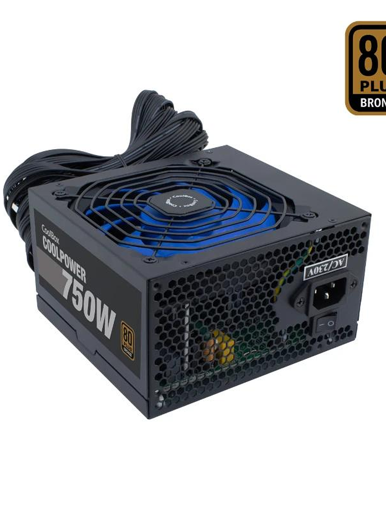 COOLBOX FUENTE ALIM. ATX COOLPOWER 750W 80+BRONCE 2