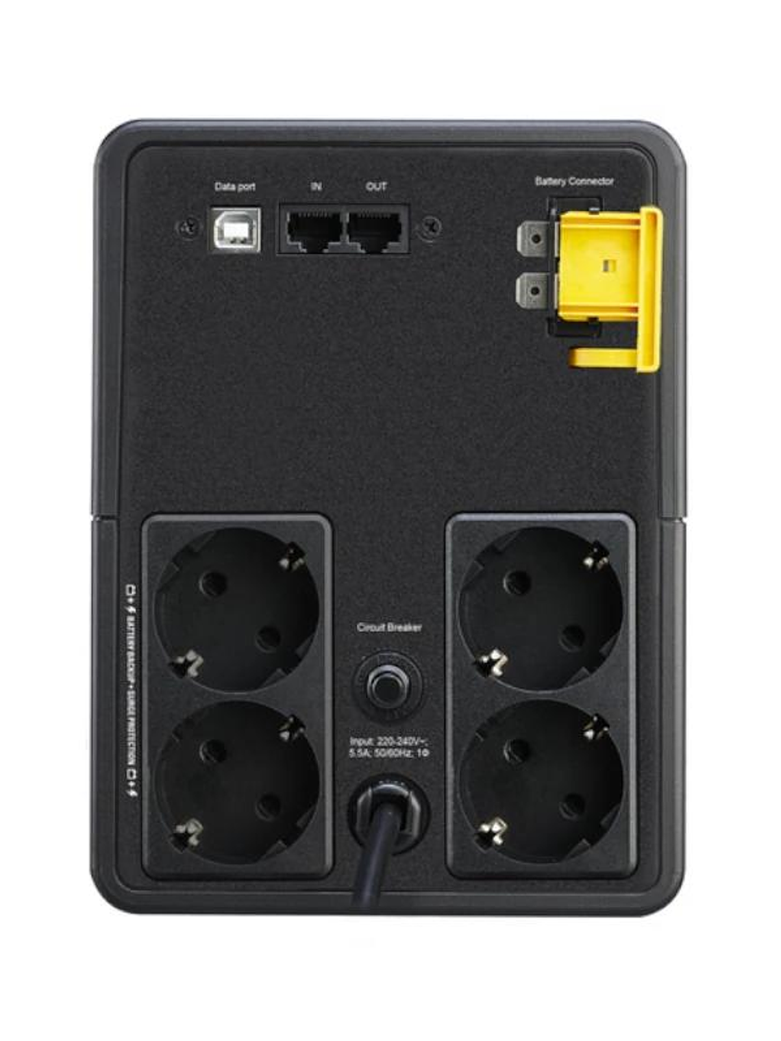 APC Back UPS 1200VA/650W 4 tom  Schuko USB A+C 2