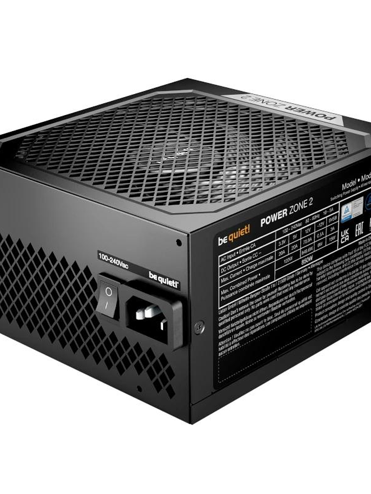be quiet! Fuente Power Zone2 850W 80 PLUS Platinum 4