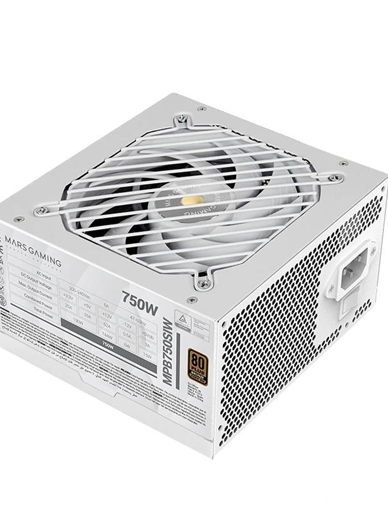 MARS GAMING PSU 750W,DC-DC & SMD TECH,7A GARANTÍA 1