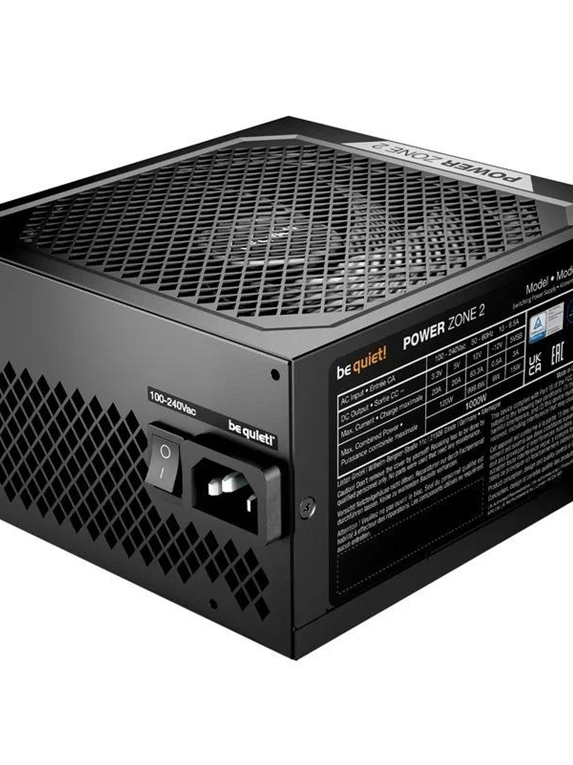 be quiet! Fuente Power Zone2 1000W 80PLUS Platinum 4