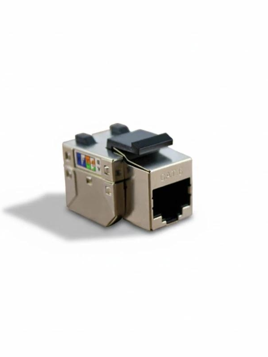 2LAN CONECTOR HEMBRA RJ45 CAT.6 FTP  90º 1
