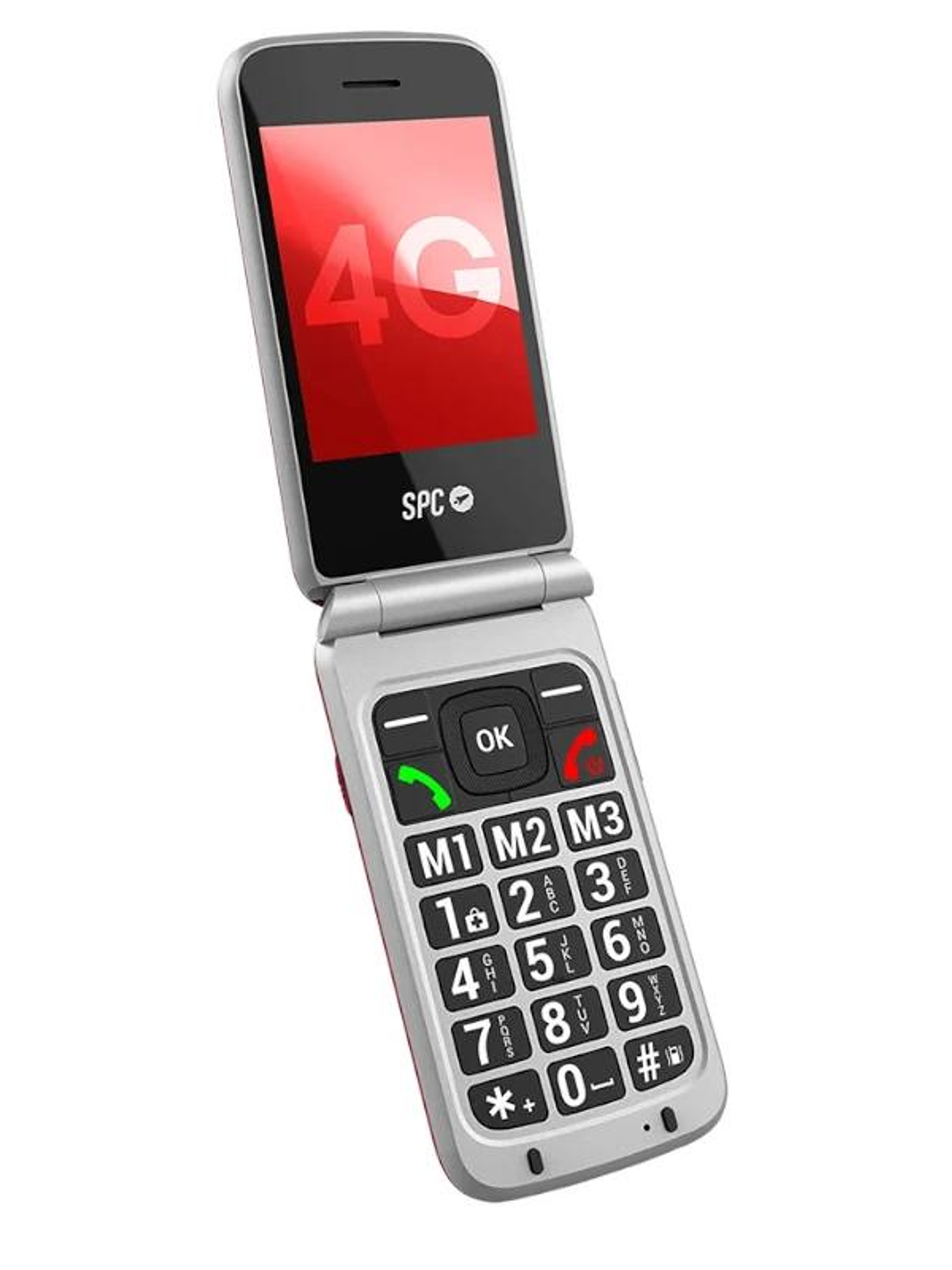 SPC 2339N Movil Stella 3 4G BT FM + Dock Rojo 2