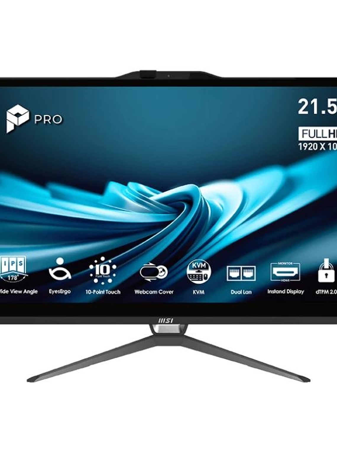 MSI Pro AP222T-434EU G7400 4GB 128 W11P 22