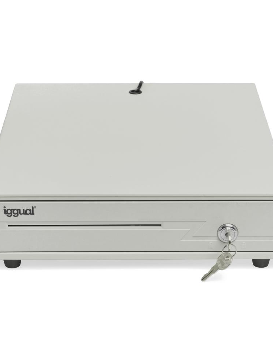 iggual Cajón portamonedas IRON-10W 38cm 4+6 blanco 4