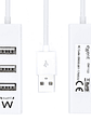EWENT EW1122 MINI-HUB USB 4 PUERTOS BLANCO - Miniatura 3