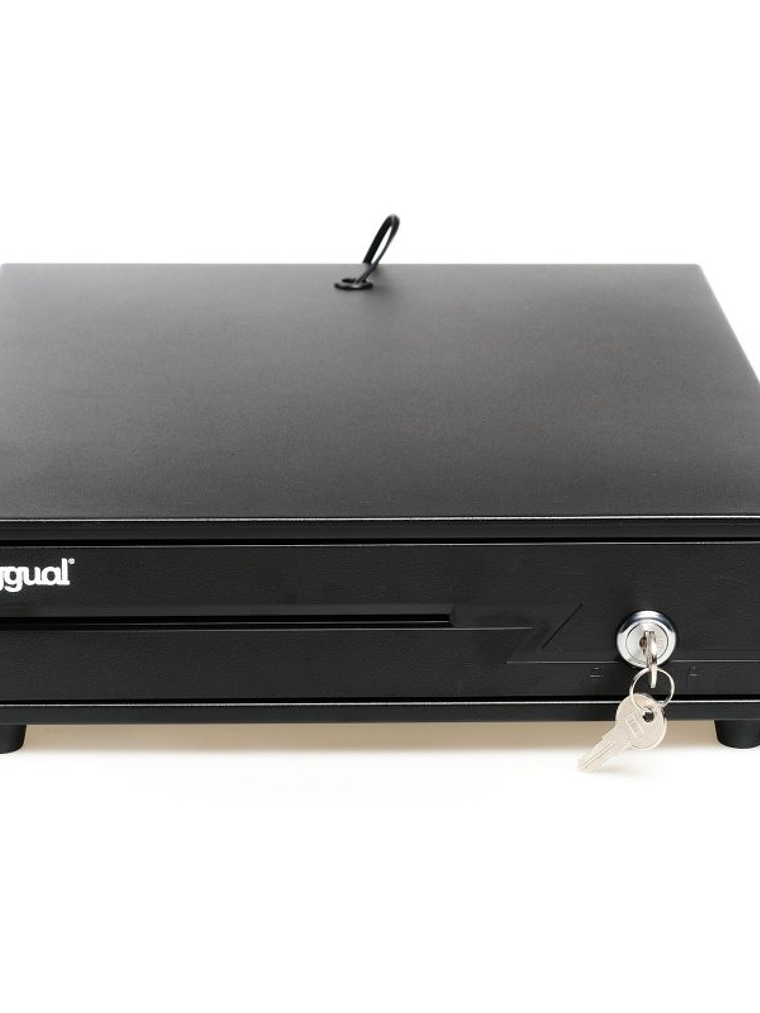 iggual Cajón Portamonedas IRON-10 38cm 4+6 negro 1