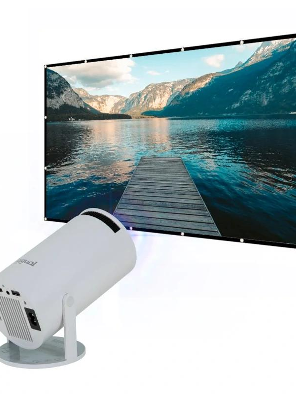 iggual Pack mini proyector + pantalla 120