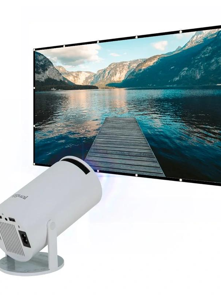 iggual Pack mini proyector + pantalla 120