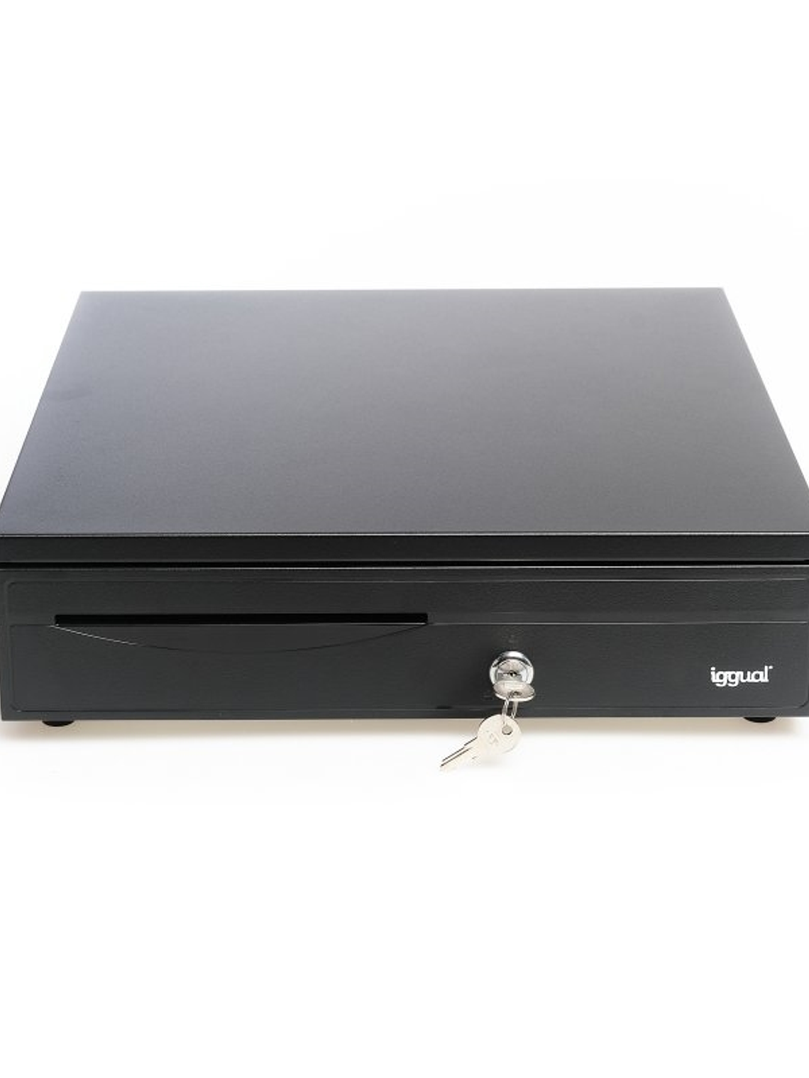 iggual Cajón Portamonedas IRON-30 42cm 5+5 negro 1