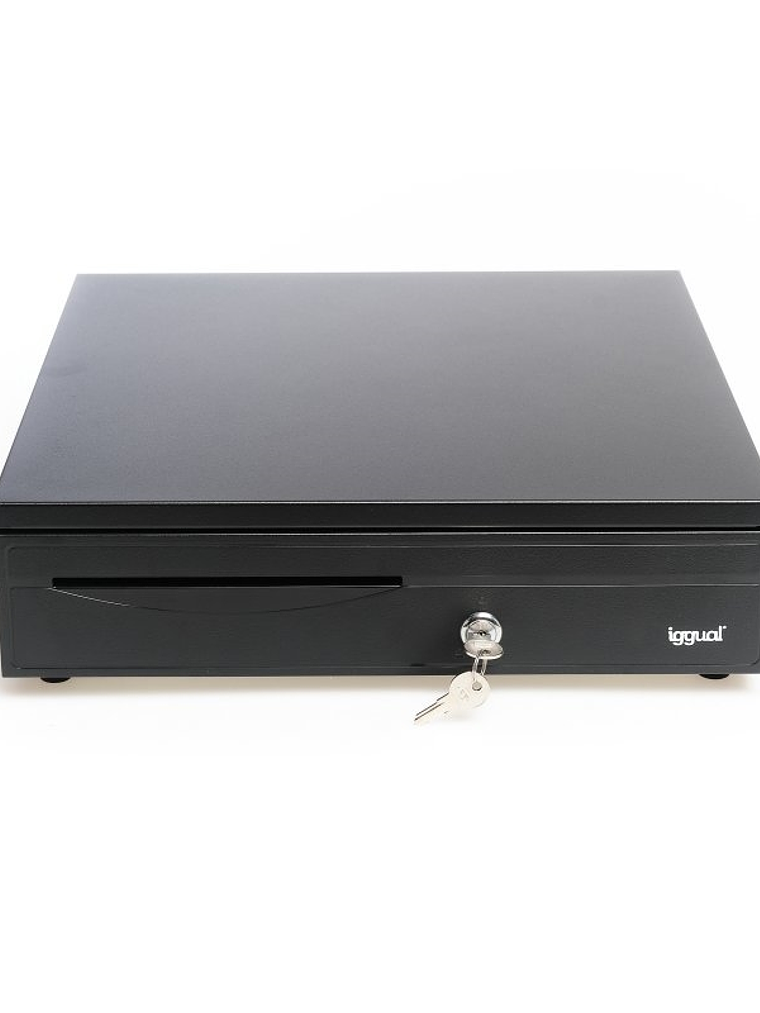 iggual Cajón Portamonedas IRON-30 42cm 5+5 negro 1