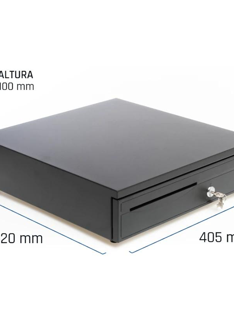 iggual Cajón Portamonedas IRON-30 42cm 5+5 negro 2