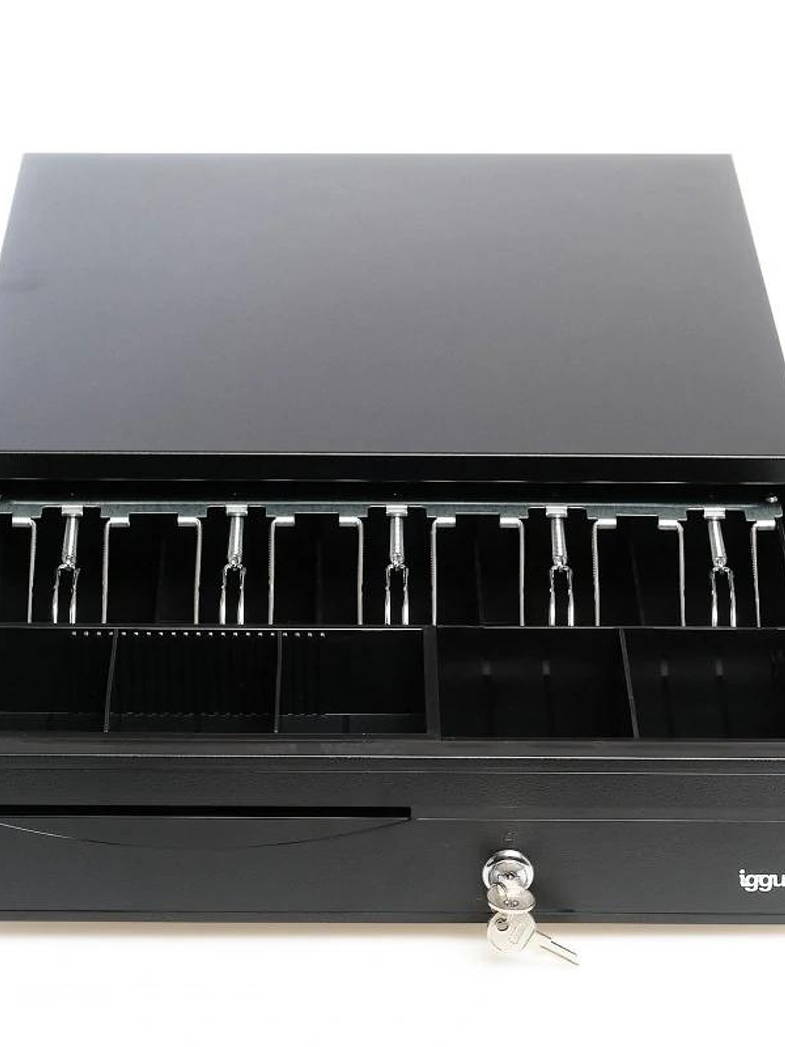 iggual Cajón Portamonedas IRON-30 42cm 5+5 negro 3