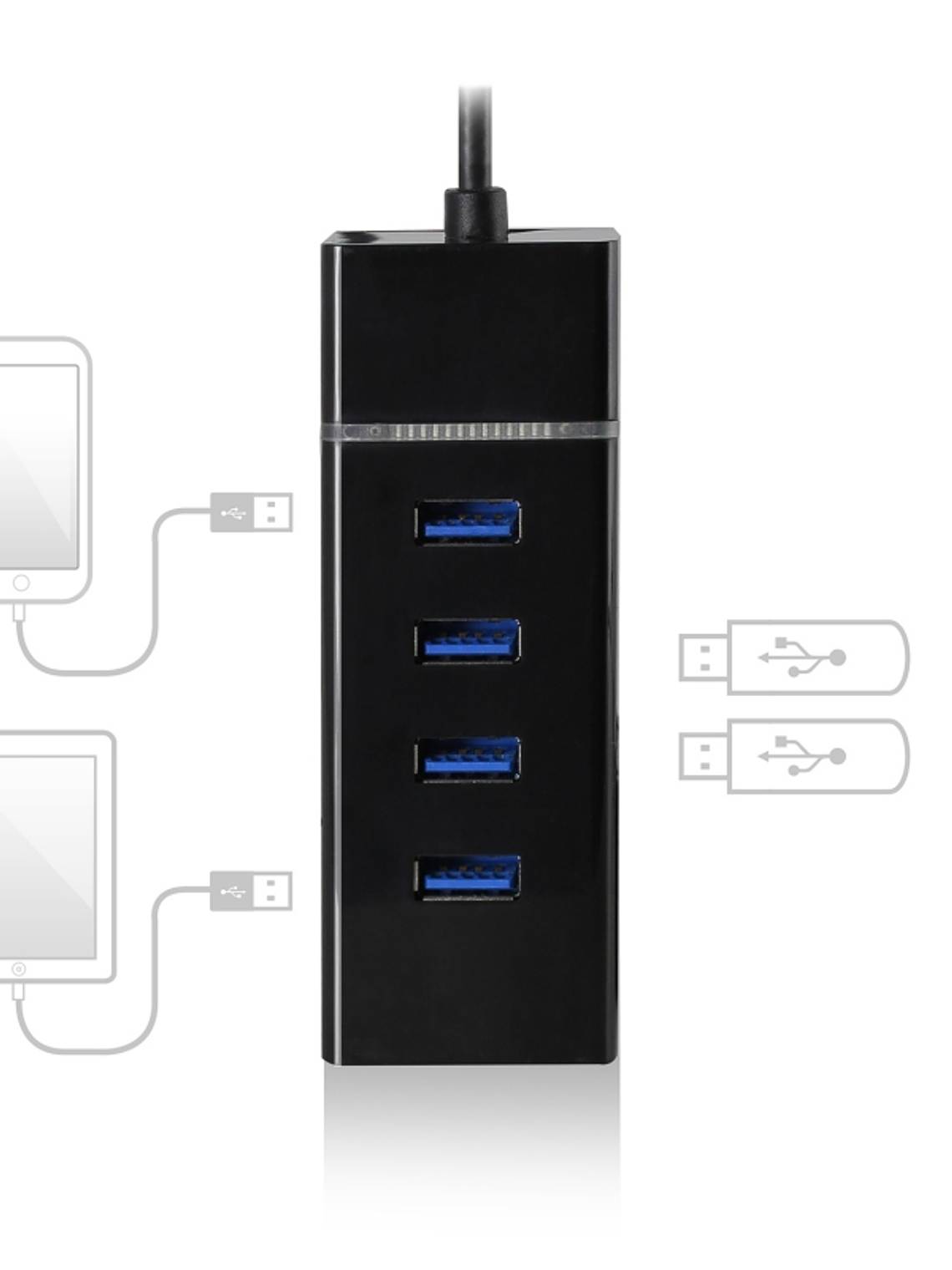 Ewent E1137 HUB USB TIPO C 4 PUEROS USB 3.1 2