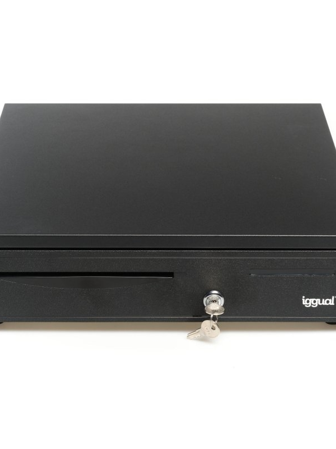 iggual Cajón Portamonedas IRON-50 42cm 5+8 negro 1