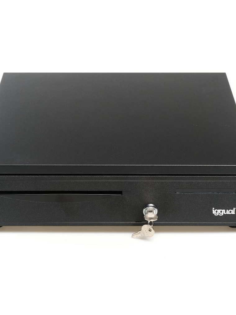 iggual Cajón Portamonedas IRON-50 42cm 5+8 negro 1