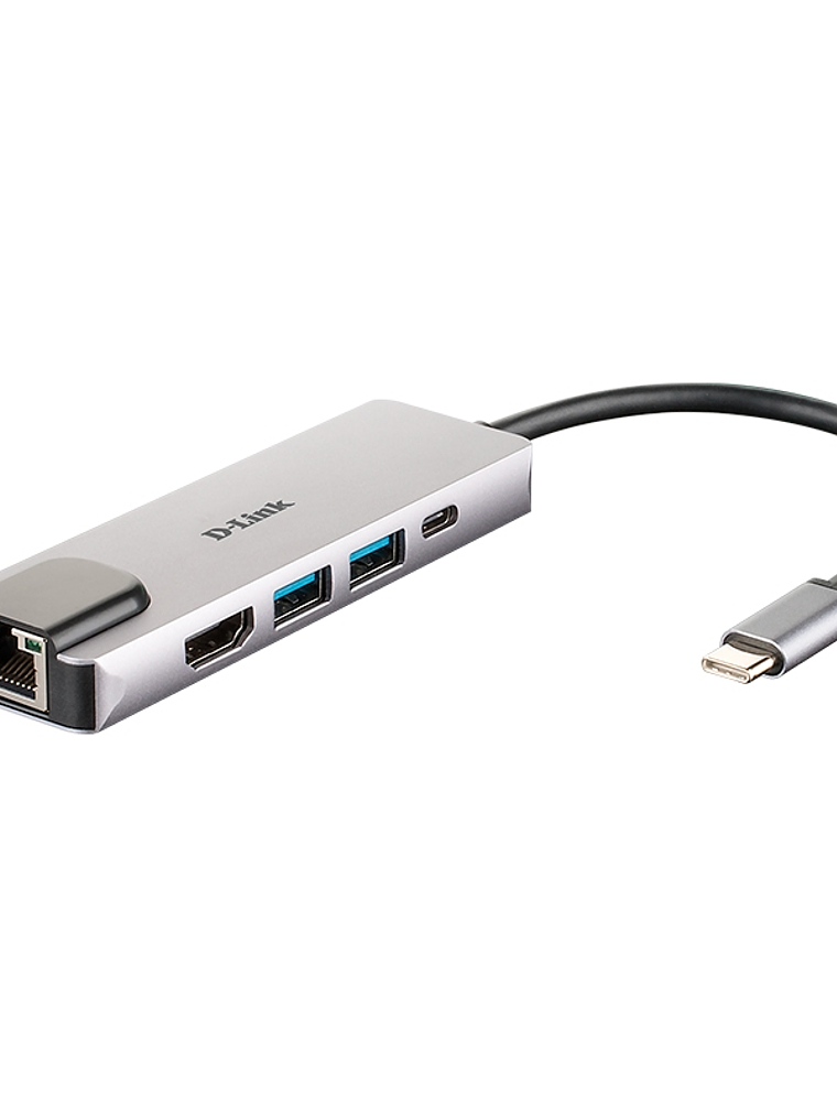 D-Link DUB-M520 Hub USB-C HDMI/2USB 3.0/USB-C/Ethe 1