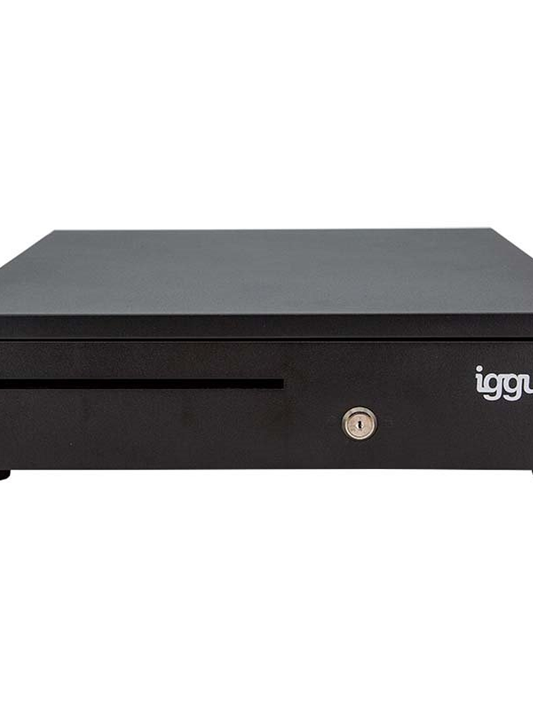 iggual Cajón Portamonedas IRON-35 42cm 5+6 negro 1