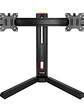 Tooq DB1402TN-B Soporte mesa 2 monitor gamm 17-27