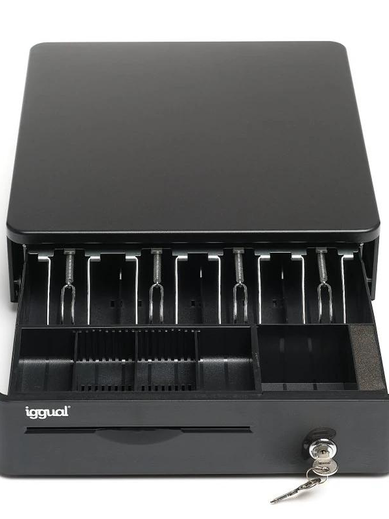 iggual Cajón Portamonedas IRON-10R 38cm 4+5 negro 3