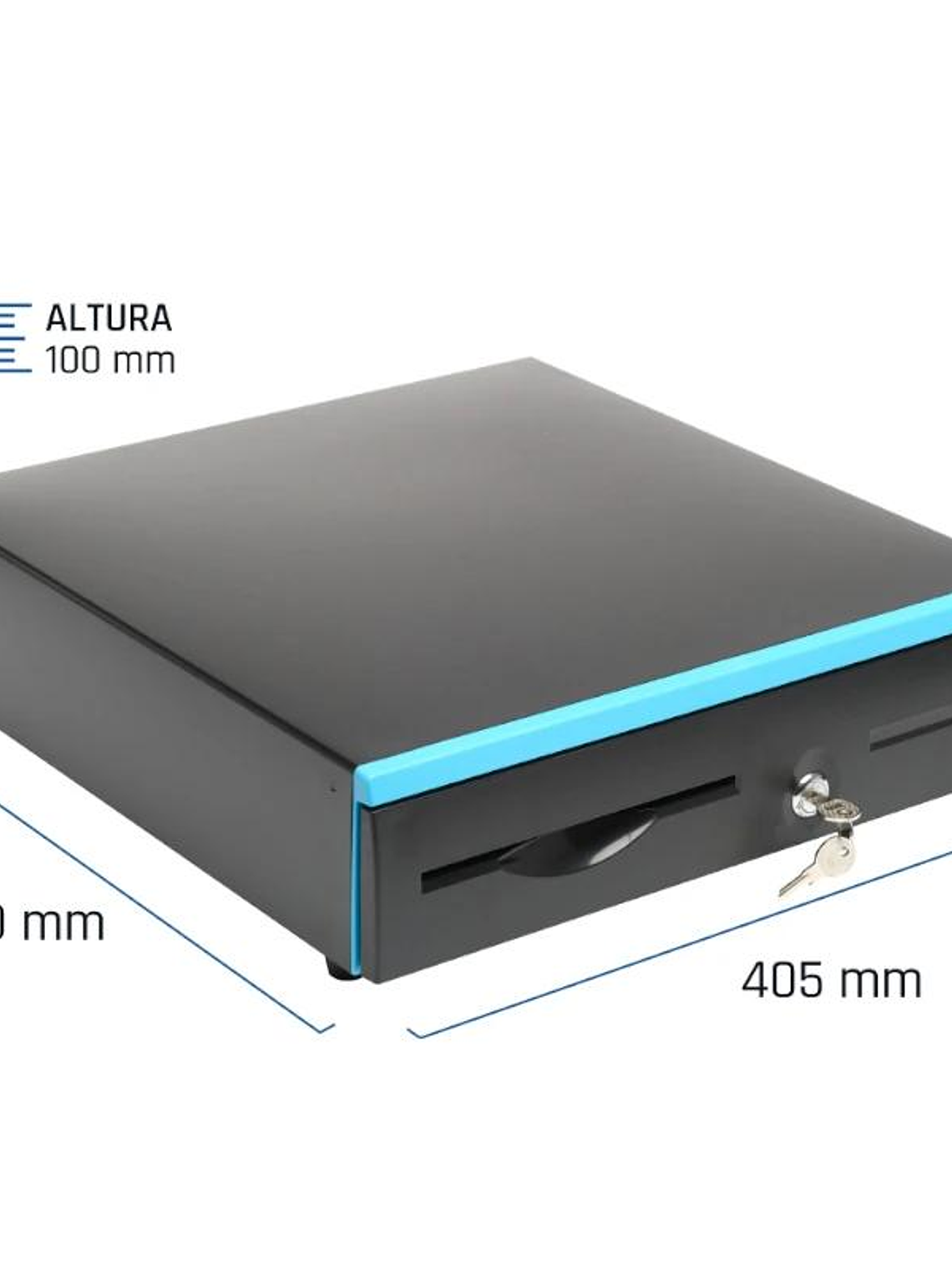 iggual Cajón Portamonedas IRON-30B 42cm 5+7/7+5 2