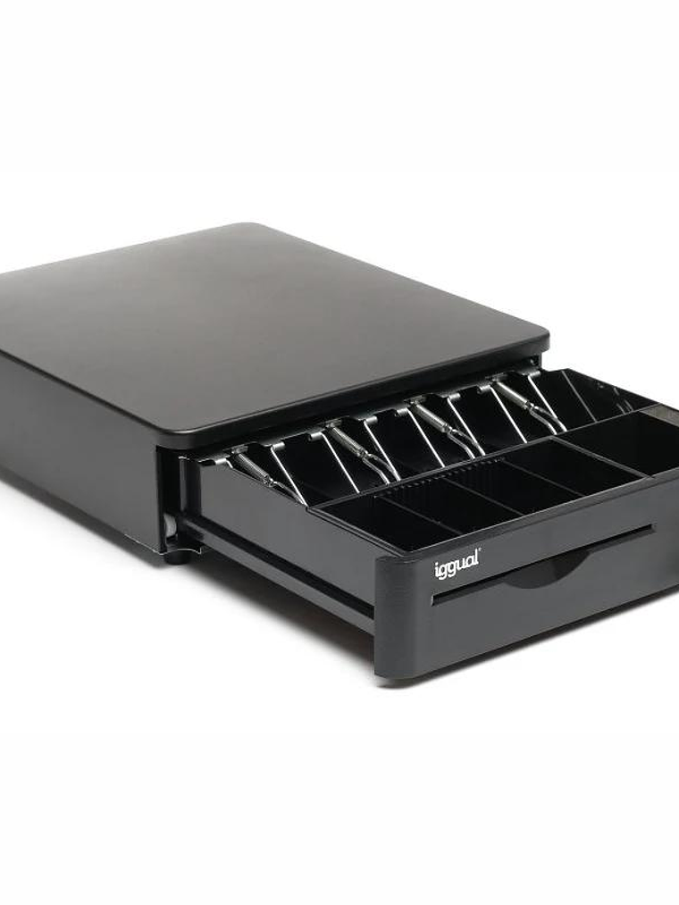 iggual Cajón Portamonedas IRON-10R 38cm 4+5 negro 4