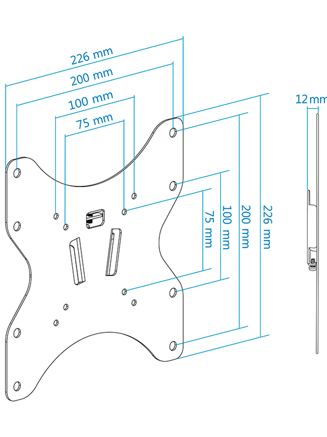 Tooq LP1242F-B Soporte Pared Fijo 23-42