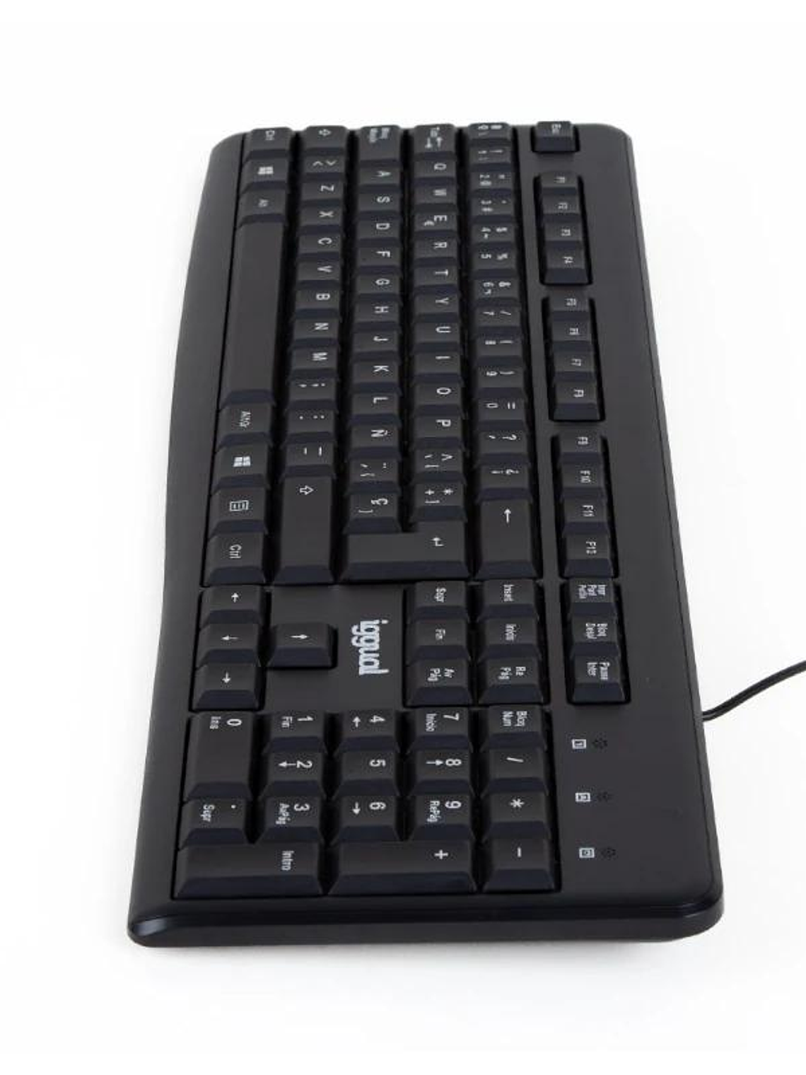 iggual Teclado estándar CK-BASIC2-105T negro 3