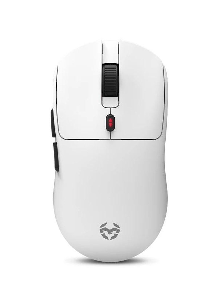 KROM KLEVER Raton gaming superligero wireless Blco 1