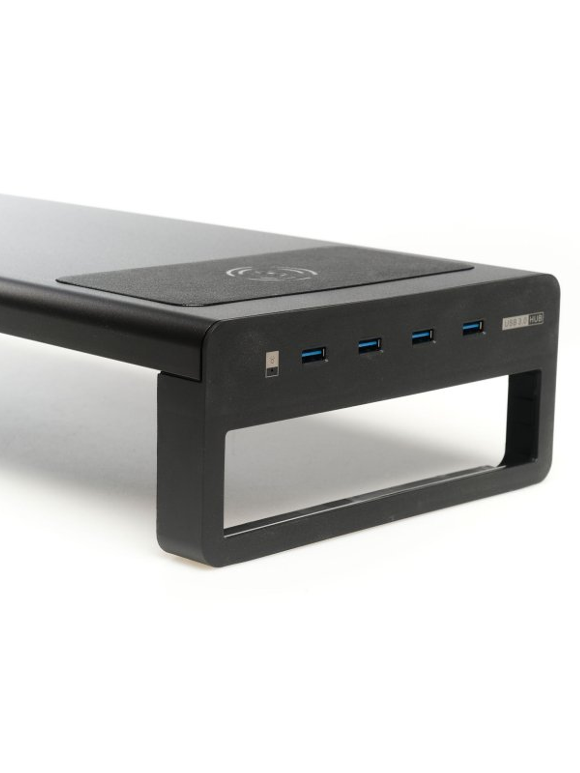 iggual Soporte elevador monitor + HUBx4p +carga Qi 3