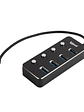 iggual Hub tipo C x 4 puertos USB 3.1 4BUTTONS - Miniatura 2