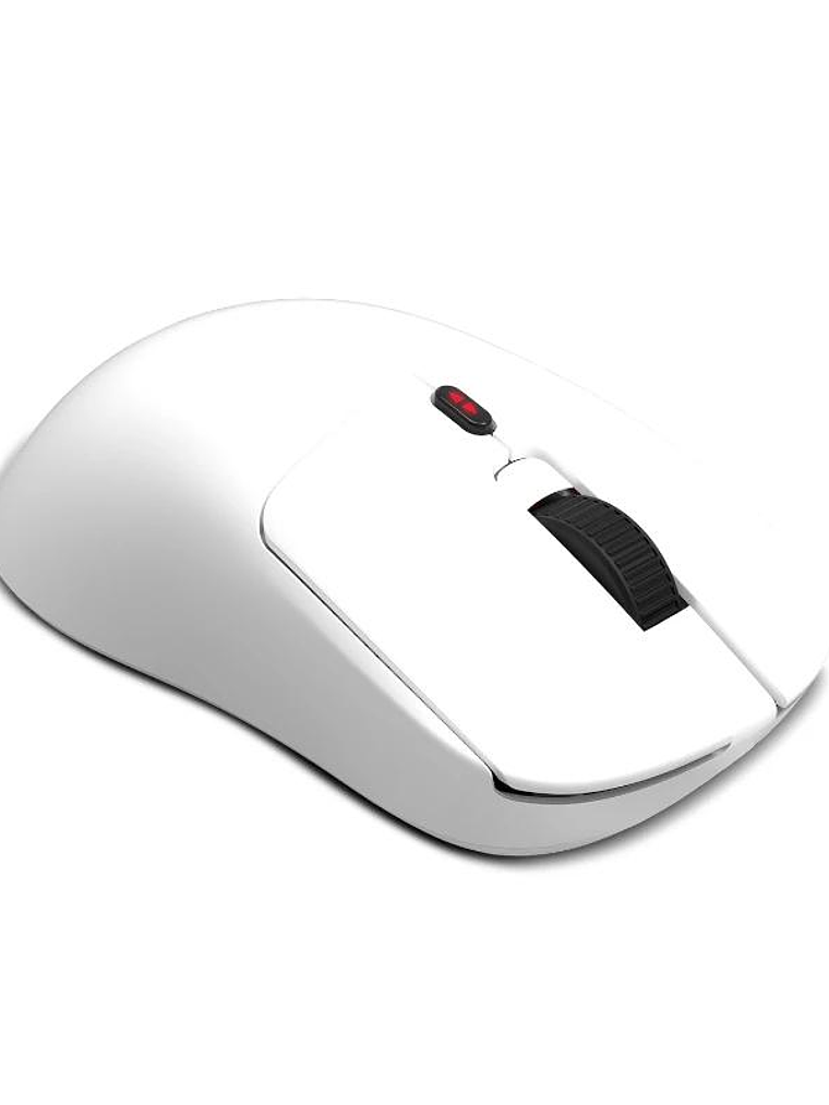 KROM KLEVER Raton gaming superligero wireless Blco 2