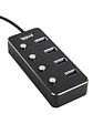 iggual Hub tipo C x 4 puertos USB 3.1 4BUTTONS - Miniatura 3