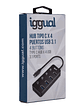 iggual Hub tipo C x 4 puertos USB 3.1 4BUTTONS - Miniatura 4