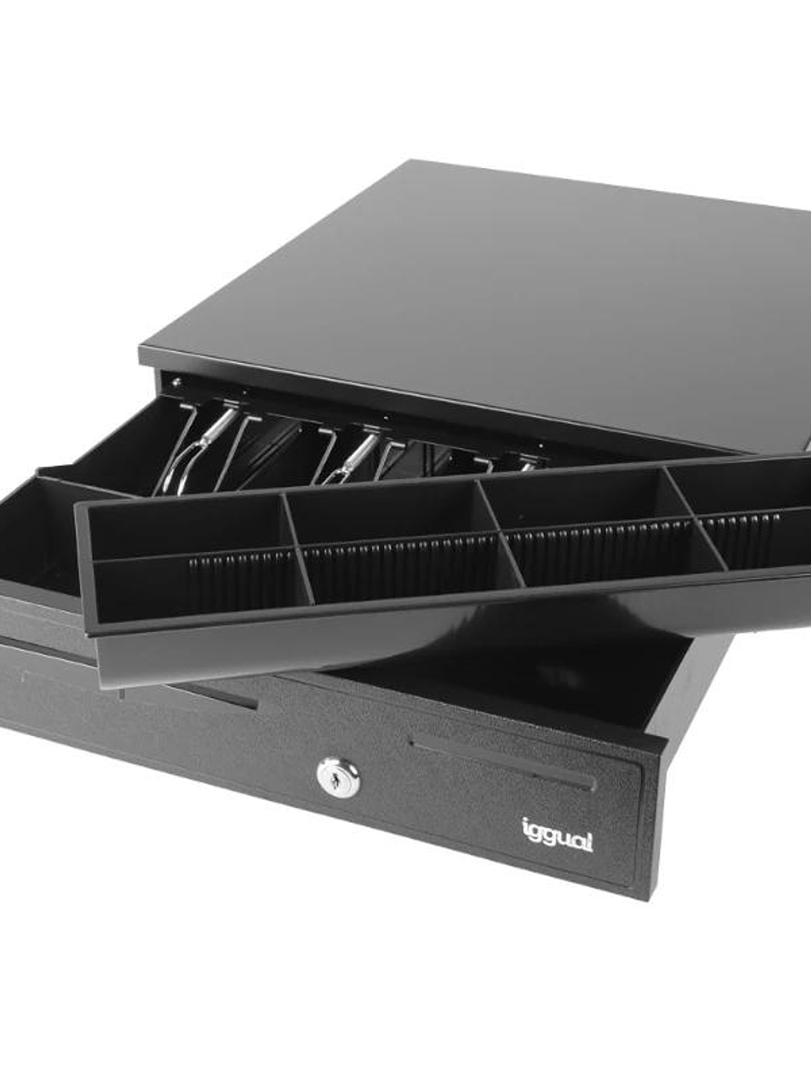 iggual Cajón portamonedas IRON-20 42cm 4+8 negro 3