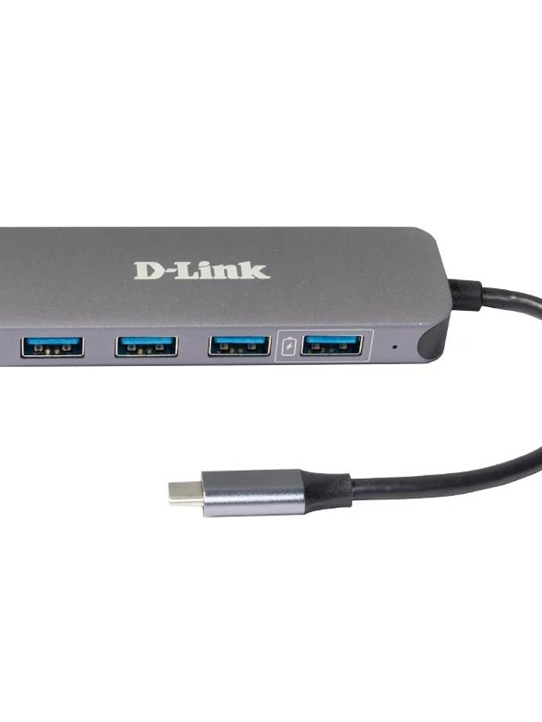 D-Link DUB-2340 USB-C 4xUSB 3.0 Hub PD 1