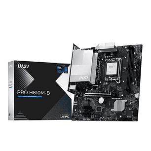 MSI Placa Base PRO H810M-B DDR5 mATX LGA1851
