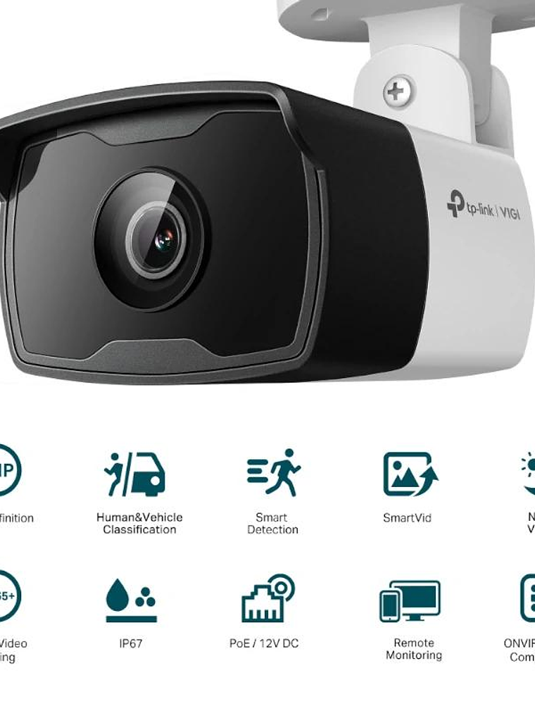 VIGI Cámara IP Bullet C330I 3MP Plástico IR 2.8mm 3