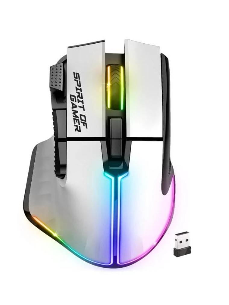 Spirit of Gamer Ratón Inalambrico Pro M5 White 1