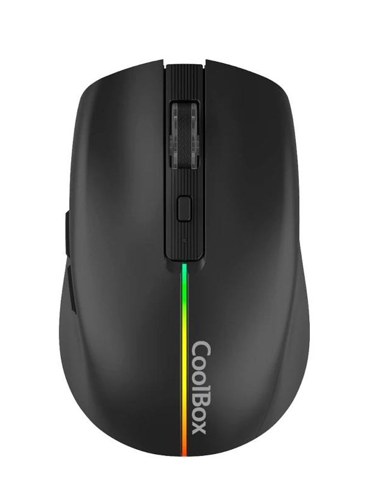 Coolbox Gaming Ratón  W01 1600DPI Inalámbrico Negr 1
