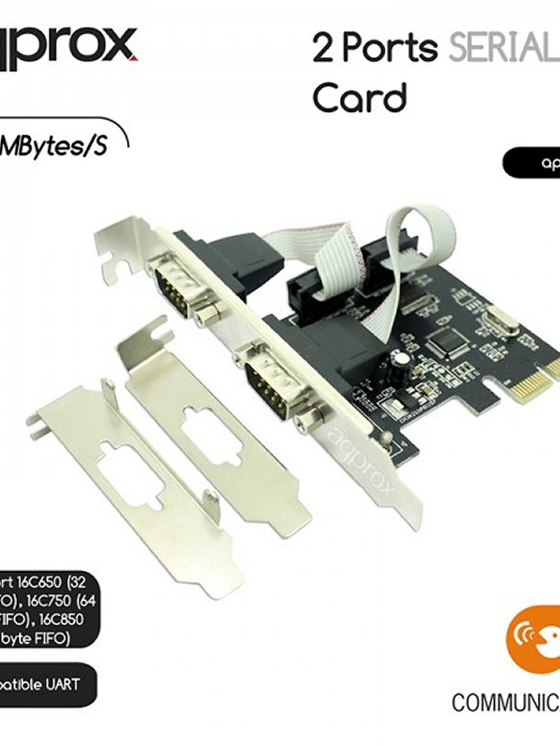 approx! APPPCIE2S Tarj. Cont. 2 Serie PCI-E LP&HP 3