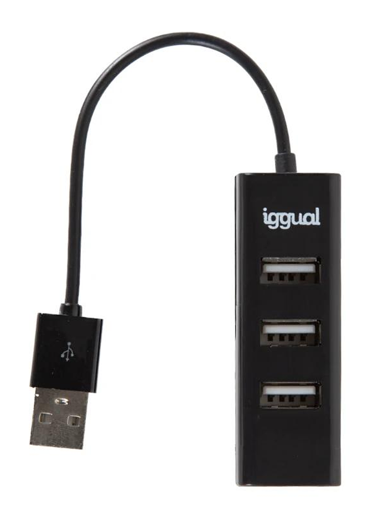 iggual Hub USB 2.0 x 4 puertos HUB-A-4p 3